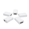 5 unidades del adaptador poe ubiquiti de 24 vdc, 0.5 a con puerto gigabit, color blanco