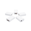 5 unidades del adaptador poe ubiquiti de 24 vdc, 1.0 a con puerto gigabit, color blanco