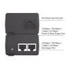 inyector poe+ (30w) / gigabit 802.3 af/at / 2 puertos 10/100/1000 mbps / plug and play / fuente alimientación integrada