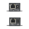 kit de extensor poe/poe+, hasta 610 metros (2000 ft) con cable cat5e o cat6, 10/100mbps, incluye transmisor, receptor y fuente de alimentación