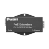 receptor poe/poe+ para uso con transmisor poextx1, hasta 610 metros (2000 ft) con cable cat5e o cat6, 10/100mbps