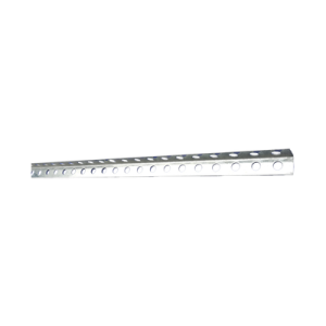 angulo perforado / 2mt x 2.5cm / soporte de guía horizontal.