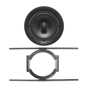 kit de bocina de techo truaudio de 6in pp6 con soporte de acero rígido para techos suspendidos