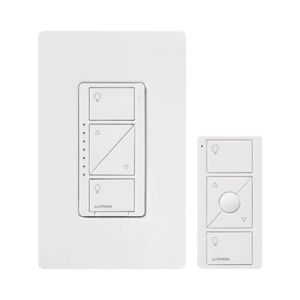 (caseta wireless) kit, atenuador, control remoto pico y tapa.