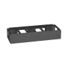 organizador de cables horizontal patchrunner™, sencillo (solo frontal), para rack de 19in, 2ur