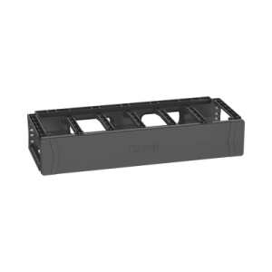 organizador de cables horizontal patchrunner™, sencillo (solo frontal), para rack de 19in, 2ur