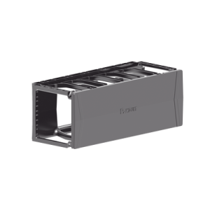 organizador de cables horizontal patchrunner™, sencillo (solo frontal), para rack de 19in, 4ur