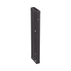 organizador vertical patchrunner™, doble (frontal y posterior), para rack abierto de 45 unidades, 6in de ancho, color negro