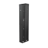 organizador vertical patchrunner™, doble (frontal y posterior), para rack abierto de 45 unidades, 10in de ancho, color negro