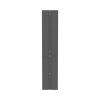 tapa final de fila, para organizador vertical pr2v patchrunner™ 2, de 45 ur, color negro