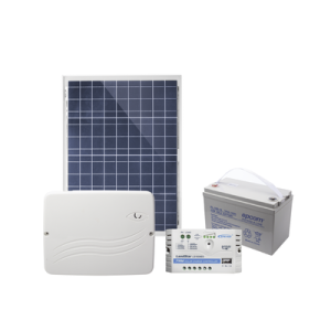 kit alarma cloud híbrido alimentado por celda solar / programación 100% vía web