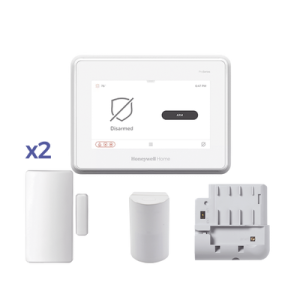 sistema de alarma con pantalla touch de 7" compatible con sensores inalambricos dsc, bosh, 2gig,iti y serie 5800 agregando el modulo protakeover