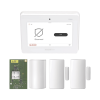 kit de panel de alarma proa7m con sensor de movimiento y 2 contactos magnéticos