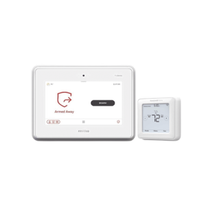 kit de panel de alarma con pantalla touch con termostato t6 pro z wave