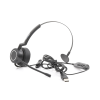 audífonos usb de diadema mono con audio hd / micrófono con cancelación de ruido / calidad para uso en oficina