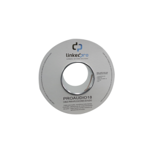 cable 18/2 para audio, perfecto para bocinas y micrófonos, bobina de 152m(500ft)