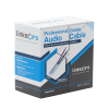 cable para audio profesional calibre 18 en 2 hilos 100% cobre, blindado perfecto para bocinas y micrófonos, bobina de 152 m