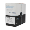 bobina de cable u/utp cat6a de 305 mts, color azul, cmr, soporta 10g baset para transmisión de frecuencias de hasta 500mhz, ul