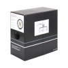 bobina de cable 305 metros cat6, 24 awg, climas extremos, color negro, sin blindar, para intemperie