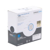 cable cat6+ calibre 23 alto rendimiento, etl,ul, color azul, de 100 metros, super flexible, para aplicaciones de cctv, video hd, y redes de datos.
