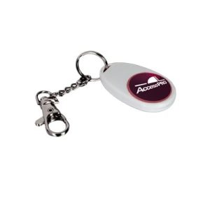 tag activo tipo llavero, 2.4 ghz, hasta 80 metros de alcance lineales, compatible con lector rfid pro 80rf