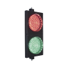 semáforo / señalización rojo y verde / diametro 20 cm.