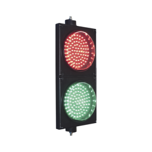 semáforo / señalización rojo y verde / diametro 20 cm.