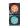 semáforo / señalización rojo y verde / diametro 100mm / led / 110vca.