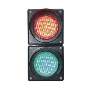 semáforo / señalización rojo y verde / diametro 100mm / led / 110vca.
