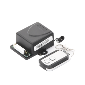 receptor con 2 relevadores y control remoto hasta 50 metros.