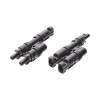 conector mc 4 doble para módulos fotovoltaicos