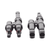 conector mc 4 doble para módulos fotovoltaicos