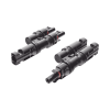 conector mc 4 doble para módulos fotovoltaicos