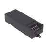 fuente de alimentación de 12 vcc @ 5a / 4 cámaras / filtro de ruido especial para camaras 4k / fusible reseteable inter construido ptc / protección contra sobre tensiones y contra cortocircuito / recomendado para cámaras 4k.