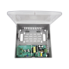 fuente de alimentación con gabinete de 4 salidas de 11 15 vcc / 5 amper / voltaje de entrada: 96 264 vca / soporta protección contra sobrecorriente de salida, protección contra cortocircuito / led indicador