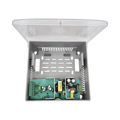 fuente de alimentación con gabinete de 4 salidas de 11 15 vcc / 5 amper / voltaje de entrada: 96 264 vca / soporta protección contra sobrecorriente de salida, protección contra cortocircuito / led indicador fuente de alimentación con gabinete de 4 salidas de 11 15 vcc / 5 amper / voltaje de entrada: 96 264 vca / soporta protección contra sobrecorriente de salida, protección contra cortocircuito / led indicador