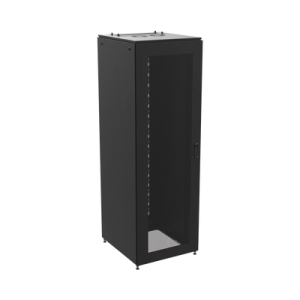gabinete de telecomunicaciones proline s1, 600 mm de ancho, 1000 mm de profundidad, 45 ur, color negro