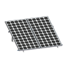 montaje para panel solar, riel 2200mm para módulos con espesor de 35mm o 40mm, velocidad de viento max. 136km/h