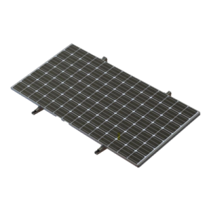montaje para piso de concreto para un modulo fotovoltaico de 450 a 660w