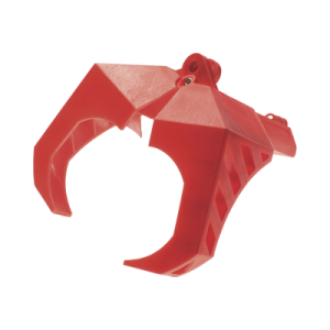 dispositivo de bloqueo loto para válvulas de bola, para diámetros de de 1.5 a 2" y longitud de mango hasta 7.5", color rojo