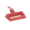 bloqueador loto de manija grande para disyuntores de caja moldeada, 2.24" (56.8m) largo x 3.75" (95.2mm) ancho. color rojo