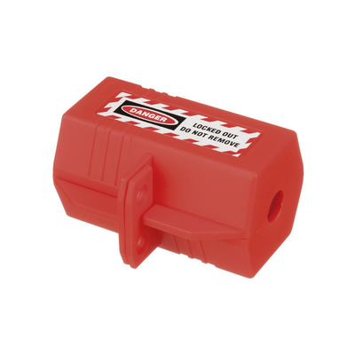 dispositivo de bloqueo loto para enchufes de 120 vca, fabricado con polipropileno, color rojo dispositivo de bloqueo loto para enchufes de 120 vca, fabricado con polipropileno, color rojo