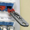 kit de 10 dispositivos para bloquear puertos jack rj45, color azul, incluye llave de extracción