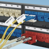 kit de 10 dispositivos para bloquear puertos jack rj45, color azul, incluye llave de extracción