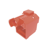 kit de 10 dispositivos para impedir desconexión de plug rj45, color rojo, incluye herramienta para instalar/retirar