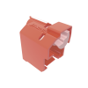 kit de 10 dispositivos para impedir desconexión de plug rj45, color rojo, incluye herramienta para instalar/retirar