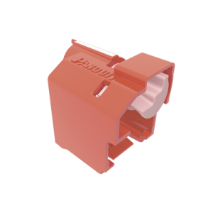 kit de 10 dispositivos para impedir desconexión de plug rj45, color rojo, incluye herramienta para instalar/retirar
