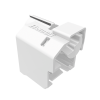 kit de 10 dispositivos para impedir desconexión de plug rj45, color blanco, incluye herramienta para instalar/retirar