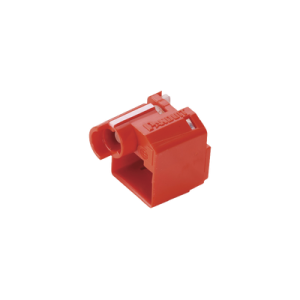 kit de 10 dispositivos para impedir desconexión de plug rj45, color rojo, incluye herramienta para instalar/retirar