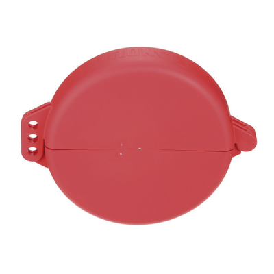 dispositivo de bloqueo loto para válvulas de compuerta, para diámetros de 3 a 6.5", color rojo dispositivo de bloqueo loto para válvulas de compuerta, para diámetros de 3 a 6.5", color rojo